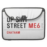 Up Shit Street  MacBook Pro Sleeves