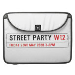 Street Party  MacBook Pro Sleeves