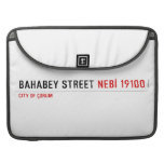 BAHABEY STREET  MacBook Pro Sleeves