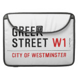 Greek Street  MacBook Pro Sleeves