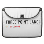 THREE POINT LANE  MacBook Pro Sleeves