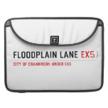 Floodplain lane  MacBook Pro Sleeves