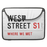 West Street  MacBook Pro Sleeves