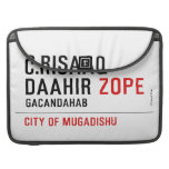 C.risaaq daahir  MacBook Pro Sleeves