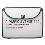Olympic Avenue  MacBook Pro Sleeves