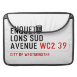 enquete  lons sud  avenue  MacBook Pro Sleeves
