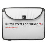 United States of Uranus  MacBook Pro Sleeves