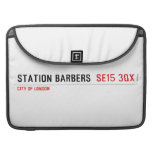 Station barbers   MacBook Pro Sleeves