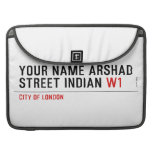 Your Name Arshad  Street Indian  MacBook Pro Sleeves