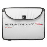 Gentlemens Lounge  MacBook Pro Sleeves