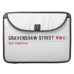 Gravenshaw Street  MacBook Pro Sleeves