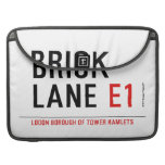 Brick lane  MacBook Pro Sleeves