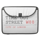 Time out Street  MacBook Pro Sleeves