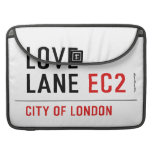 Love lane  MacBook Pro Sleeves