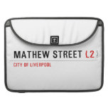 Mathew street  MacBook Pro Sleeves