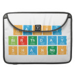 Happy
 Birthday
 Shannon  MacBook Pro Sleeves