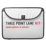 THREE POINT LANE  MacBook Pro Sleeves