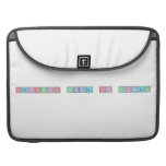 Periodic Table of Disney  MacBook Pro Sleeves