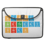 Happy
 Birthday
 Sarah  MacBook Pro Sleeves