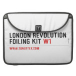London revolution foiling Kit  MacBook Pro Sleeves