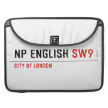 NP English  MacBook Pro Sleeves