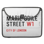 Marie Odile  Street  MacBook Pro Sleeves