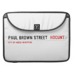 paul brown street   MacBook Pro Sleeves