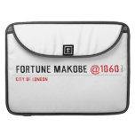 FORTUNE MAKOBE  MacBook Pro Sleeves