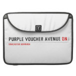 purple voucher avenue  MacBook Pro Sleeves