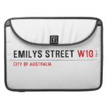 Emilys Street  MacBook Pro Sleeves