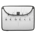 Happy
 Birthday
   MacBook Pro Sleeves