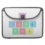 i
 love
 you  MacBook Pro Sleeves