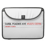CAROL PEACHES AVE  MacBook Pro Sleeves