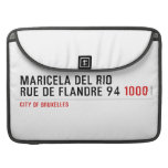 Maricela del Rio Rue de Flandre 94  MacBook Pro Sleeves