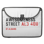 awesomeness street  MacBook Pro Sleeves