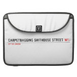 Carpetbagging Shithouse street  MacBook Pro Sleeves
