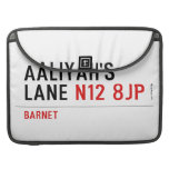Aaliyah's  Lane  MacBook Pro Sleeves