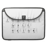 Periodic
 Table
 Writer  MacBook Pro Sleeves