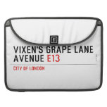 Vixen's Grape Lane  Avenue  MacBook Pro Sleeves