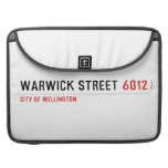 Warwick Street  MacBook Pro Sleeves
