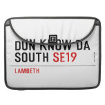DUN KNOW DA SOUTH  MacBook Pro Sleeves