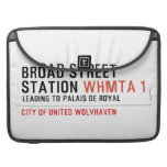 BROAD STREET STATION  MacBook Pro Sleeves