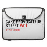 CAKE PROVOCATEUR  STREET  MacBook Pro Sleeves