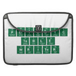 Periodic
 Table
 Writer  MacBook Pro Sleeves