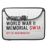 women of world war II memorial  MacBook Pro Sleeves