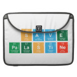 SAVE 
 PALASTINE  MacBook Pro Sleeves