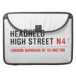 Headheld High Street  MacBook Pro Sleeves