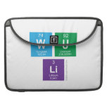 Wu
 Li  MacBook Pro Sleeves