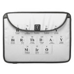 Happy
 Birthday
 Miro  MacBook Pro Sleeves