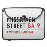Rhosmaen Street  MacBook Pro Sleeves